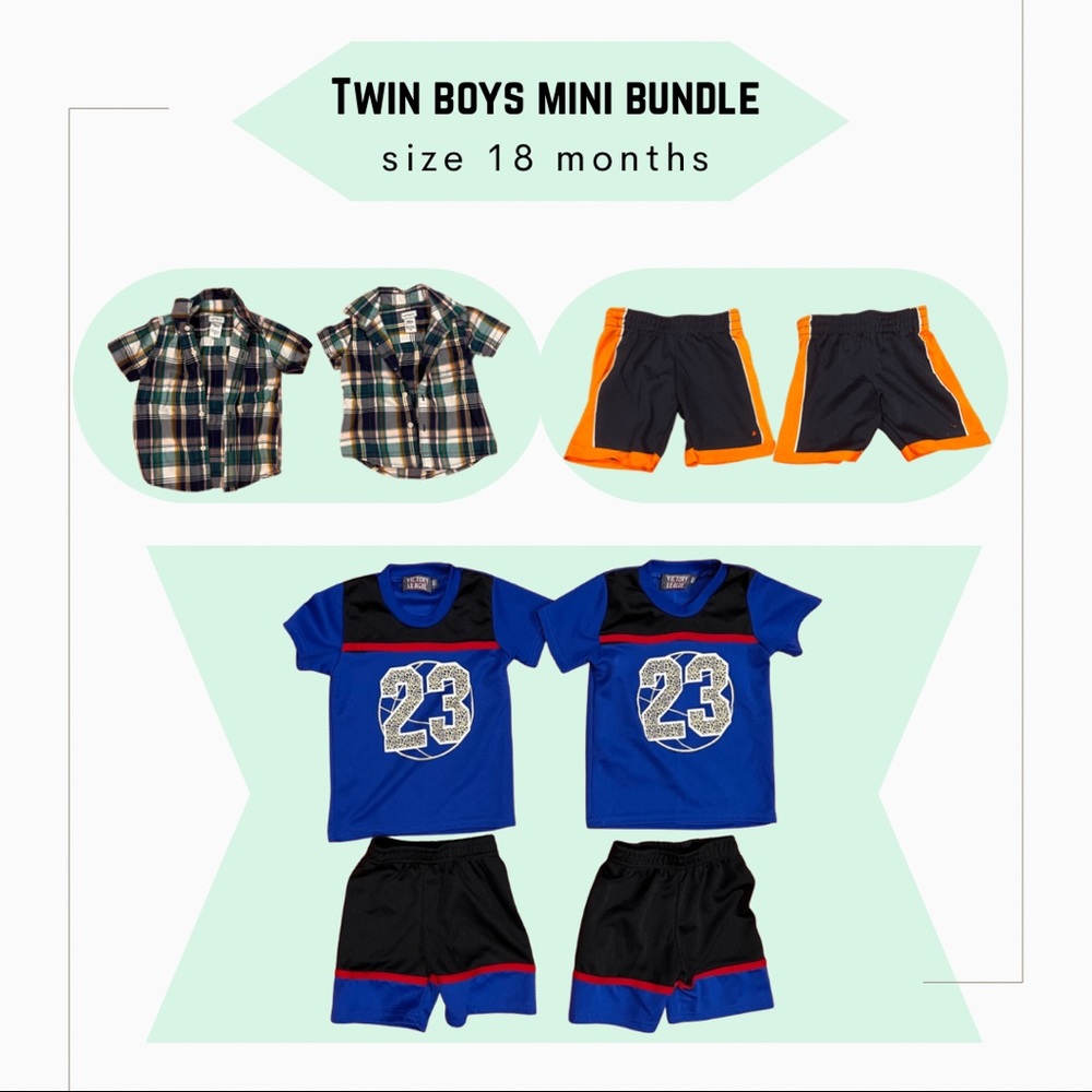 Twin Boys Mini Bundle - Size 18 Months